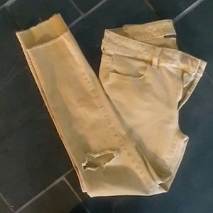 Jegging cropped super, super stretch jeans